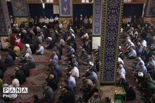 چهلمین خاکسپاری قائد شهید در مسجد روضه محمدیه 