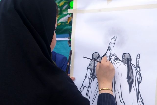 مهمانی بزرگ عید غدیر در گلوگاه 