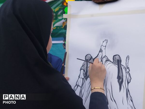 مهمانی بزرگ عید غدیر در گلوگاه 