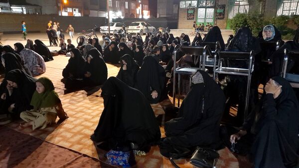 مراسم عزاداری دهه اول محرم در مسجد چهارده معصوم  نیشابور 