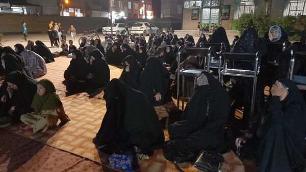 مراسم عزاداری دهه اول محرم در مسجد چهارده معصوم  نیشابور 