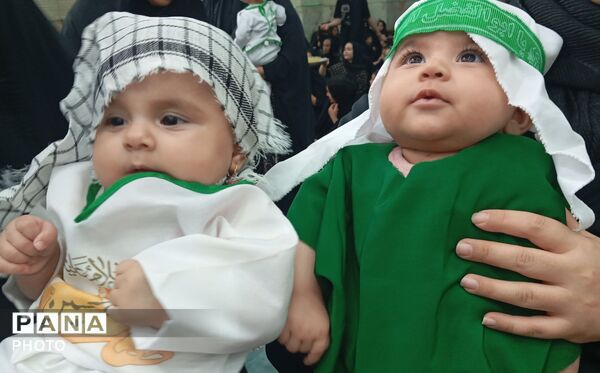 مراسم شیرخوارگان حسینی در بابانظر 
