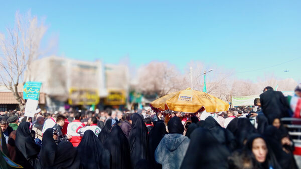 حضور حماسی مردم شهرضا در راهپیمایی 22 بهمن