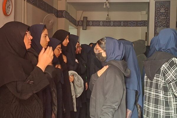 مدرسه نمونه‌دولتی ارشاد شهرستان قرچک در سوگ یاس نبی