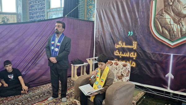 پرواز تا آسمان در مسجد حضرت زینب شهرکرد 