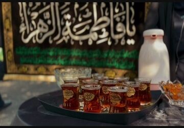 مراسم عزاداری بانویی که عشقش، در دل‌ها جاری‌ست