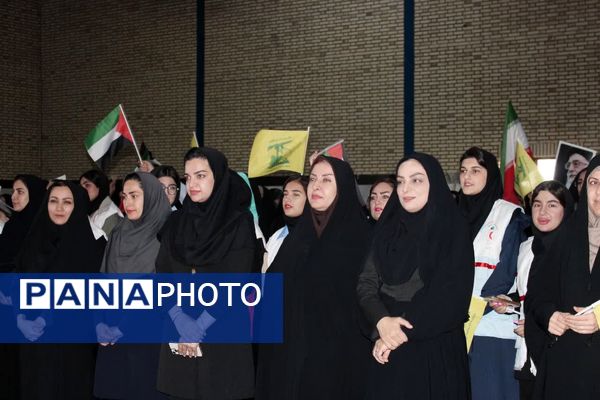 حضور پرشور کودکان گچسارانی در یوم‌الله ۹ دی