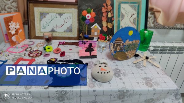 نمایشگاه صنایع دستی در دبستان احمدی مقدم چلیچه