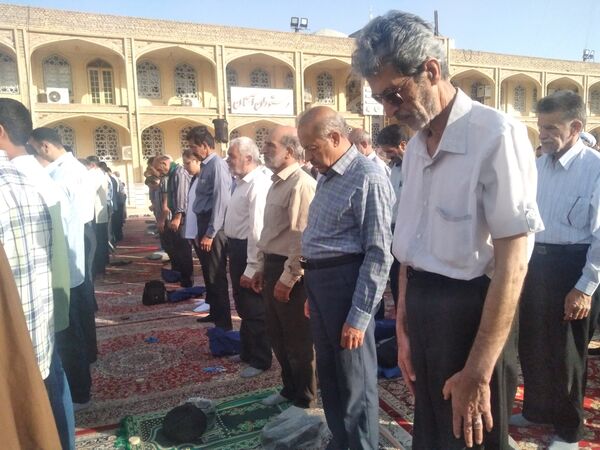 نماز باران در امامزاده سیدجعفر محمد در یزد