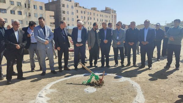 آیین کلنگ زنی آموزشگاه جعفر برزگر ناحیه یک مشهد