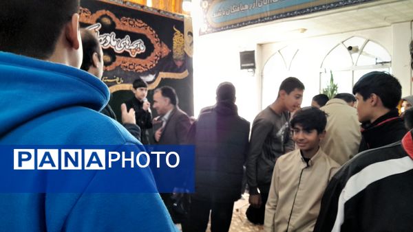 عزاداری شهادت حضرت فاطمه زهرا(س) در دبیرستان ابوریحان یک نیشابور