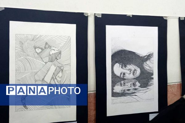 ژوژمان گرافیک در هنرستان اسوه رباط‌کریم