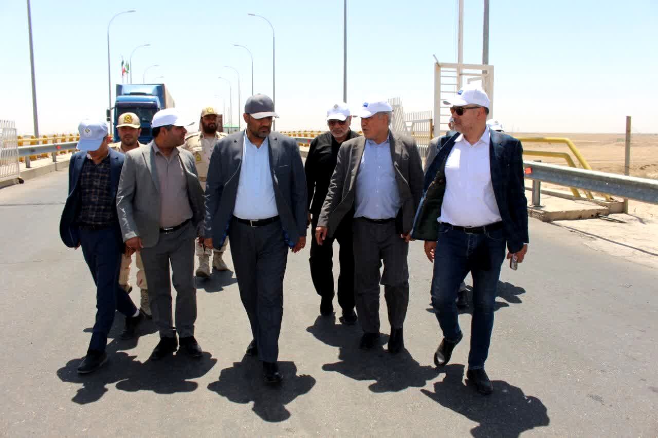 بازدید معاون سازمان برنامه و بودجه کشور از پتانسیل‌های سرخس برای توسعه بنادر خشک شمال شرق ایران