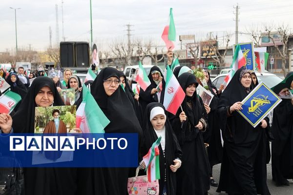 حضور مردم چهاردانگه در جشن چهل و هفتمین سالگرد شکوهمند انقلاب اسلامی
