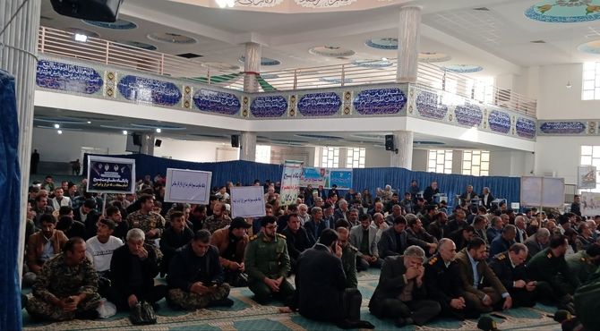 شهر لردگان امروز شاهد تجلی قدرت مردمی بسیجی بود