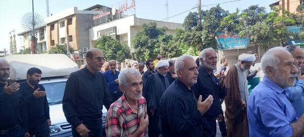 عزاداری شهادت ثامن‌الحجج(ع) در جویبار