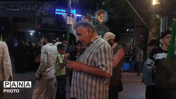 چایخانه فاطمه الزهرا در نود و نهمین شب از اجتماعات مردمی 
