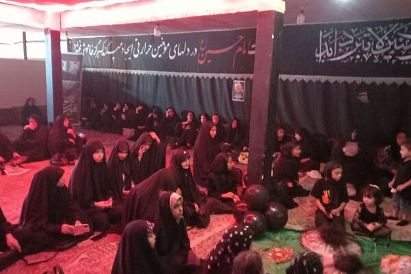 محفل دانش آموزی مقدامه در سوگ شهادت دختر سه‌ساله امام حسین(ع)
