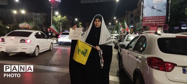 تجمعات مردمی و رژهٔ ماشینی در میدان شریعتی مشهد