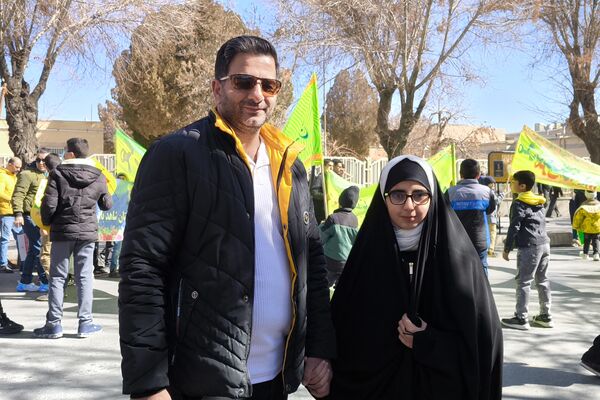 راهپیمایی ۲۲ بهمن در چهل و ششمین سالگرد پیروزی شکوهمند انقلاب اسلامی در شهرستان آباده