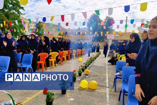 آیین زنگ سپاس معلم در شیراز