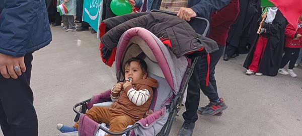 حضور پر شور کودکان و نوجوانان خلیل آبادی در راهپیمایی ۲۲ بهمن