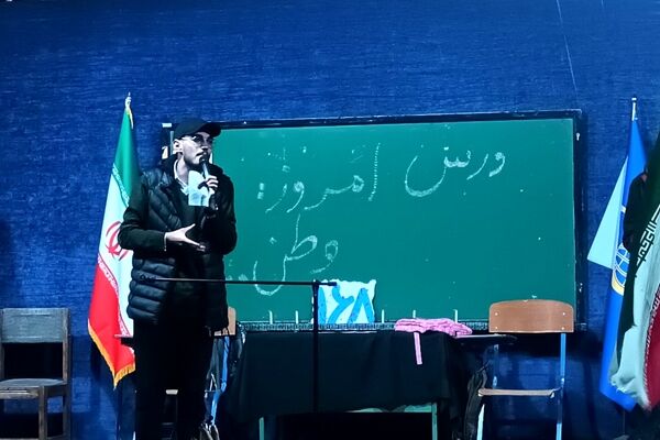 حماسه حضور دانش‌آموزی در بناب 