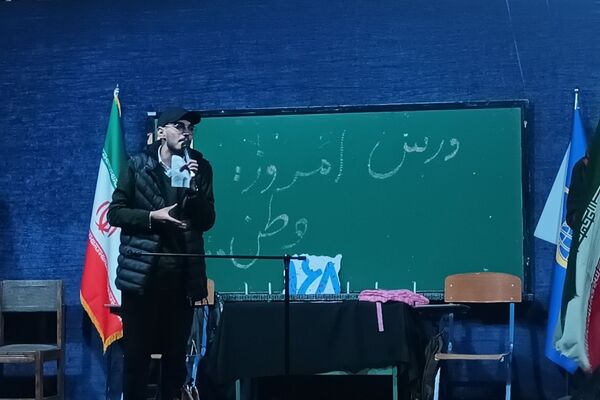 حماسه حضور دانش‌آموزی در بناب 