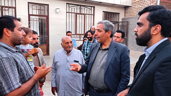 فرماندار کاشمر از وضعیت آب روستای قوژد بازدید کرد