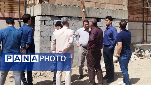 بازدید مدیر آموزش و پرورش اسلامشهر از پروژه های در حال ساخت آموزش و پرورش