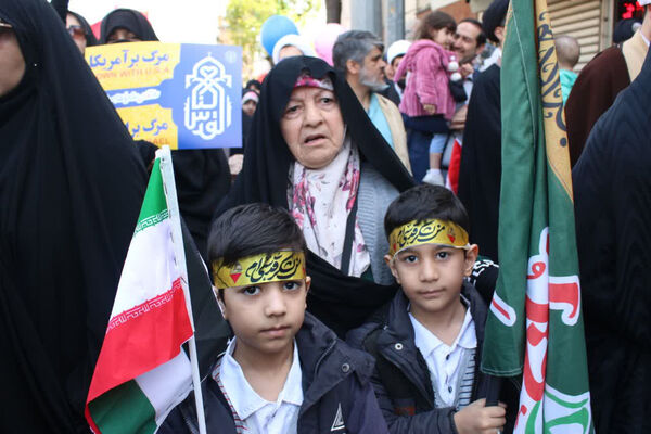 اعلام همبستگی مردم قم با فلسطین در راهپیمایی روز جهانی قدس