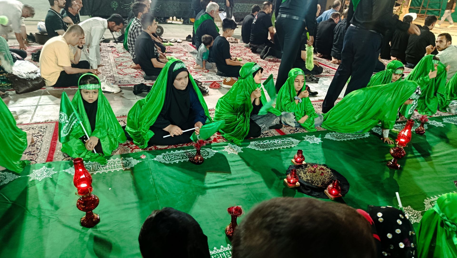 بزرگترین سفره توسل به حضرت رقیه(س) در قم