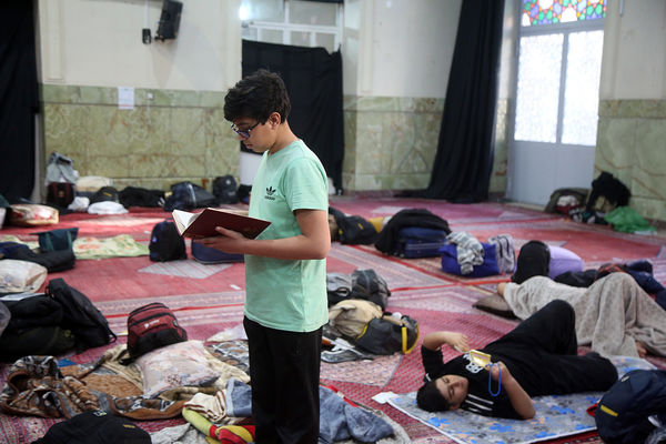 اعتکاف خادمان نوجوان حرم حضرت معصومه(س)