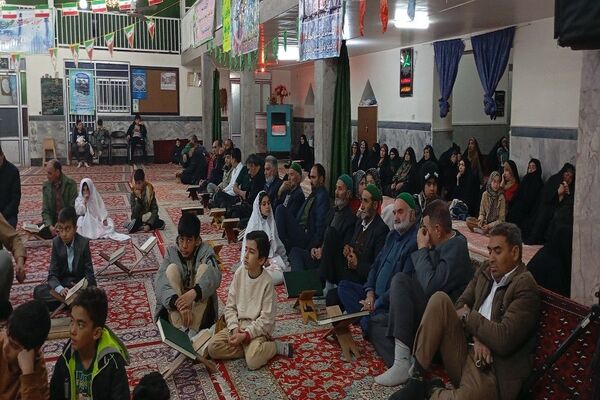محفل انس با قرآن کریم  در مسجد جامع شهر بار نیشابور 