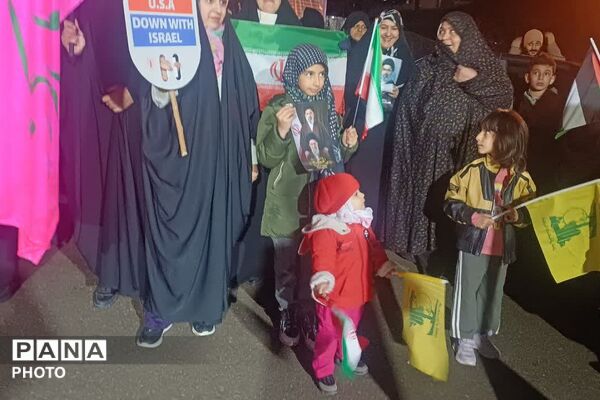 مراسم امت حزب‌الله در شهر ارجمند