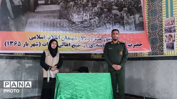 مراسم گرامیداشت چهلم امام شهید در گلزار شهدای  شهر بار نیشابور-۲