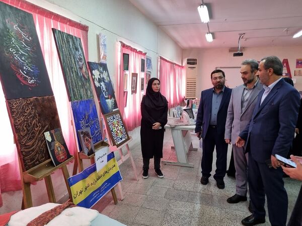 افتتاح نمایشگاه قطبی هنرستان‌های شهر تهران