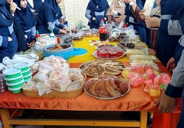 بازارچه کار و فناوری دبیرستان حضرت فاطمه(س) میناب