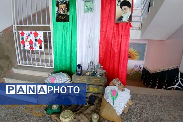 آذین‌بندی مدارس ملارد به رنگ ایثار و حماسه