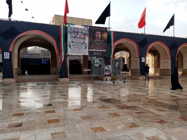 مراسم غبار روبی و زیارت ضریح مطهر سلطانعلی ابن امام محمد باقر (ع) در کربلای ایران 