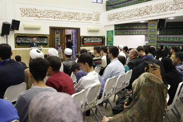 بدرقه معنوی ۷۰ پیشتاز گلستان به حج عمره در بیت‌الزهرا آیت‌الله نورمفیدی