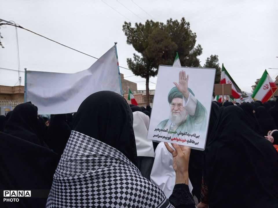 راهپیمایی روز جهانی قدس در شهرستان خلیل‌آباد 