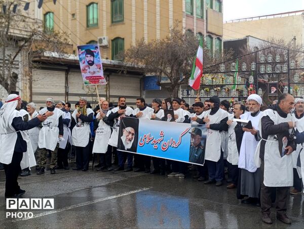 راهپیمایی روز قدس در نهاوند
