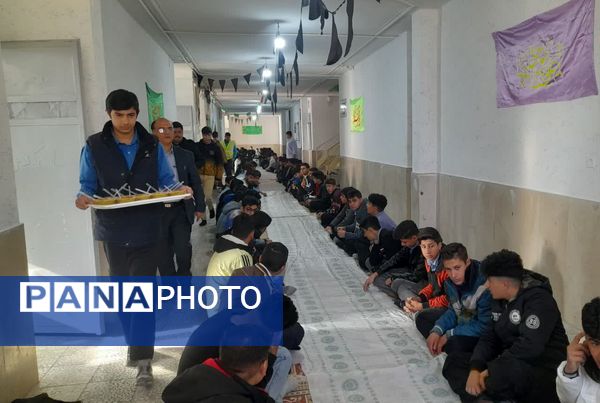 مراسم دهه فاطمیه در هنرستان خوارزمی 