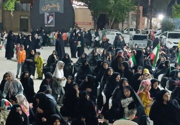 بزرگداشت مراسم چهلم شهدای جنگ رمضان در زارچ