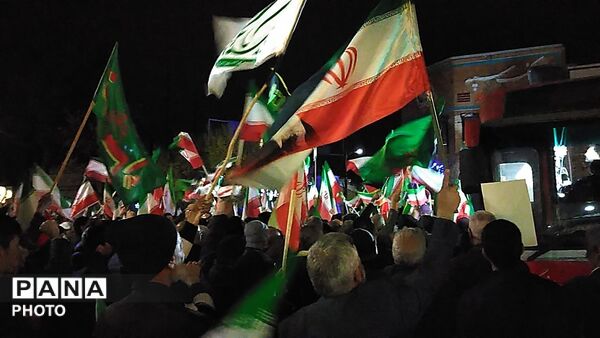 تجمع مردمی برای خونخواهی در مسجد جامع شهرستان نیشابور