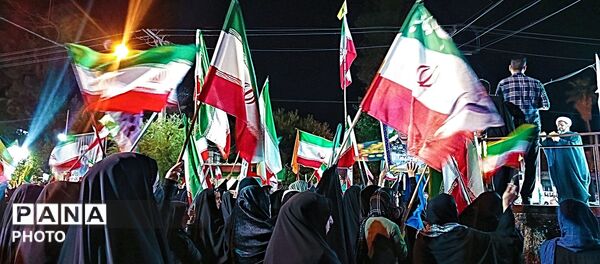 شبی دیگر از تجمعات شبانه با حضور پرشور مردم پلدختر