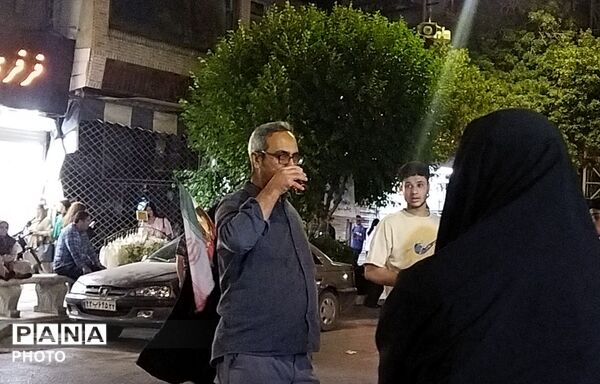 موکب شهدای روستای آهوان در نود و دومین شب از اجتماعات مردمی 