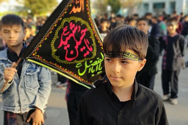 مراسم عزاداری حضرت فاطمه«س» دانش‌آموزان دبستان پسرانه امامت یک
