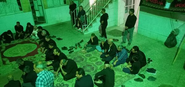 عزاداری اربعین خدمتگزاران حسینیه  ابوالفضلی فدافن در مشهد مقدس